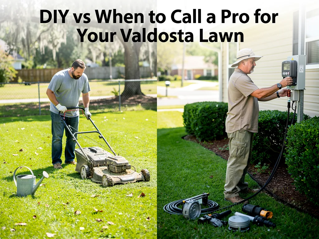 DIY vs When to Call a Pro for Your Valdosta Lawn